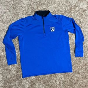 Blue Creighton Quater zip